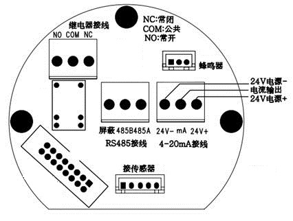 RSF1000气体报警器电气连接